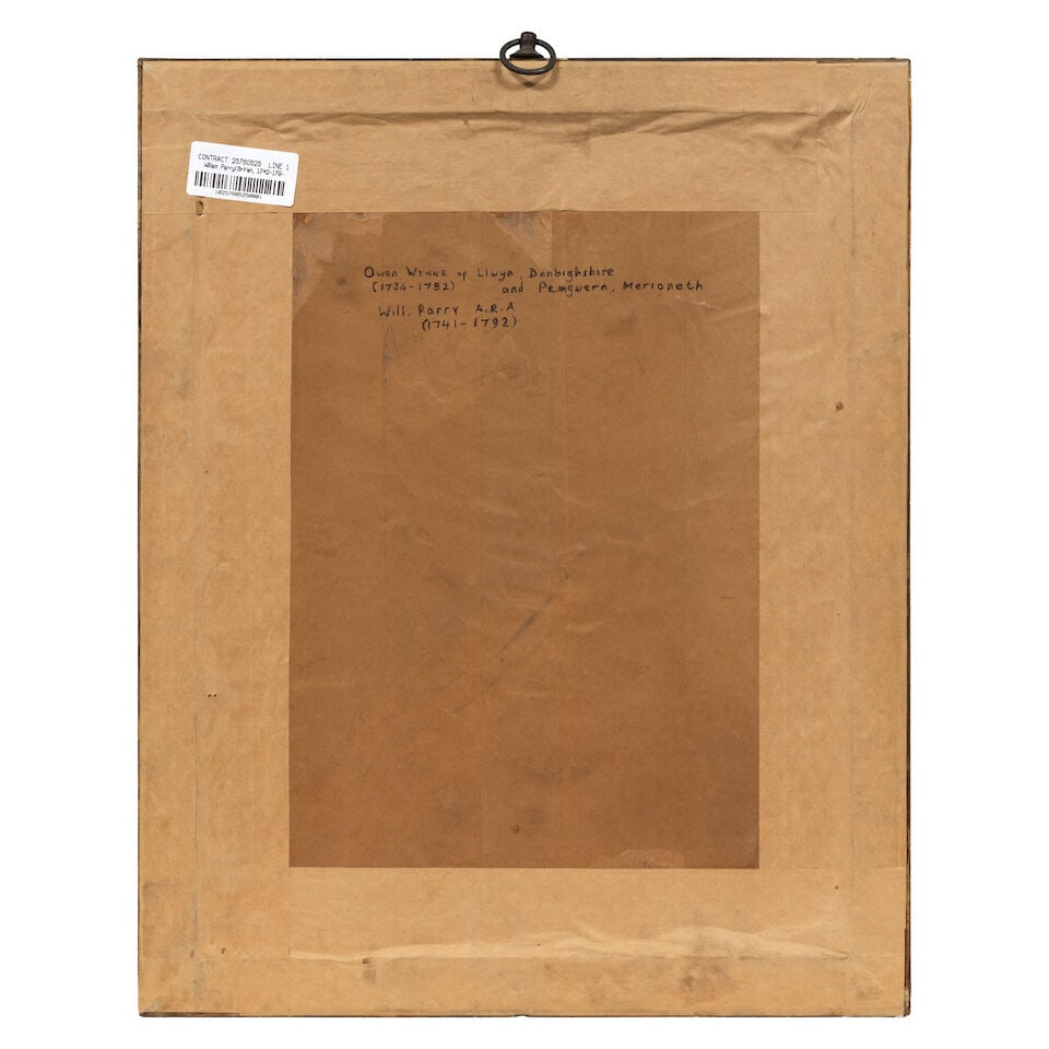 William Parry (Denbighshire 1742-1791 London) Portrait of a gentleman in a red coat and white cr... - 6