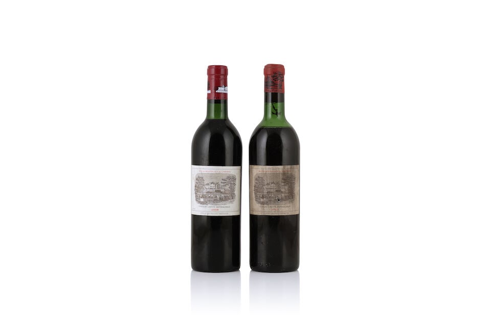 Château Lafite Rothschild, 1959 (1 x 750ml) Château Lafite Rothschild, 1963 (1 x 750ml) (1 of 3)