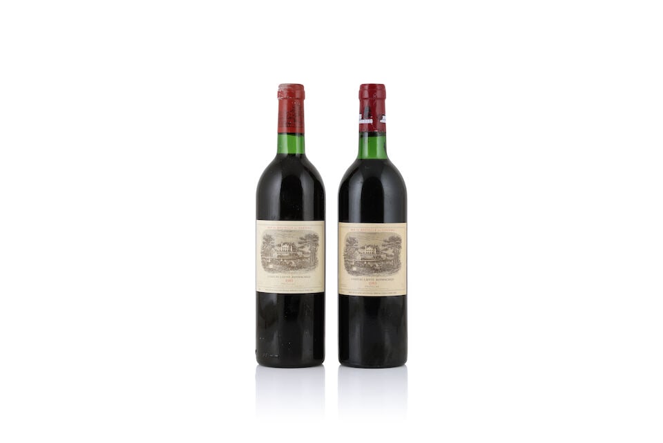 Château Lafite Rothschild, 1981 (1 x 750ml) Château Lafite Rothschild, 1983 (1 x 750ml) (1 of 2)