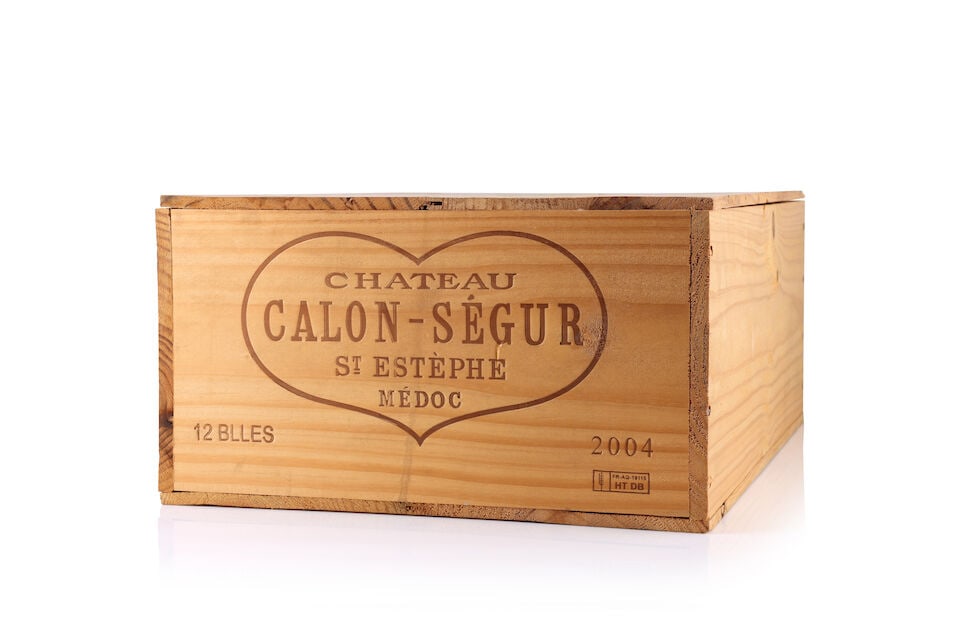 Château Calon-Ségur, 2004, 2004 (12 x 750ml): Château Calon-Ségur, 2004, 2004 (12 x 750ml) Region: St. Estèphe Packaging: original wooden case For further information on this lot please visit Bonhams.com For further information