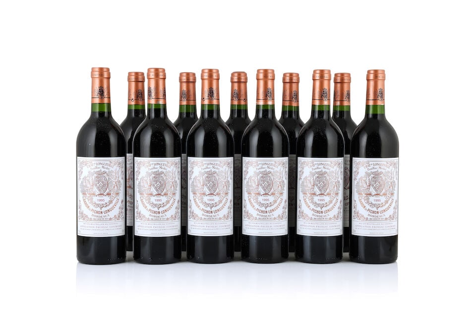 Château Pichon Baron, 1995 (11 x 750ml): Château Pichon Baron, 1995 (11 x 750ml) Region: Pauillac Packaging: original wooden case For further information on this lot please visit Bonhams.com For further information about this lot