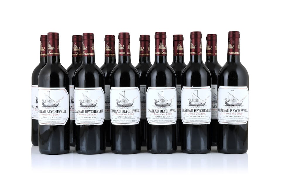 Château Beychevelle, 2000 (12 x 750ml): Château Beychevelle, 2000 (12 x 750ml) Region: St. Julien Label: marked labels Packaging: original wooden case For further information on this lot please visit Bonhams.com For further