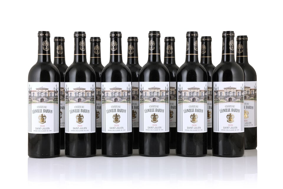 Château Léoville Barton, 2020 (12 x 750ml): Château Léoville Barton, 2020 (12 x 750ml) Region: St. Julien Packaging: 2 x original wooden case This lot is subject to the following lot symbols: Δ Δ VAT at the prevailing rate o