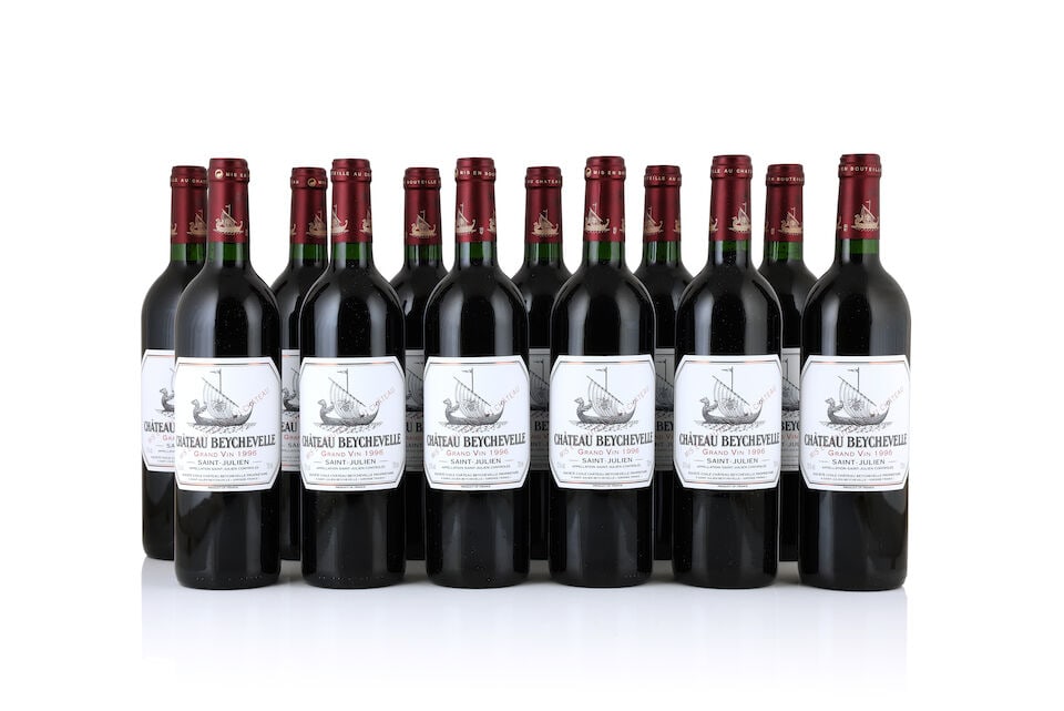 Château Beychevelle, 1996 (12 x 750ml): Château Beychevelle, 1996 (12 x 750ml) Region: St. Julien Packaging: original wooden case For further information on this lot please visit Bonhams.com For further information about this lot pleas