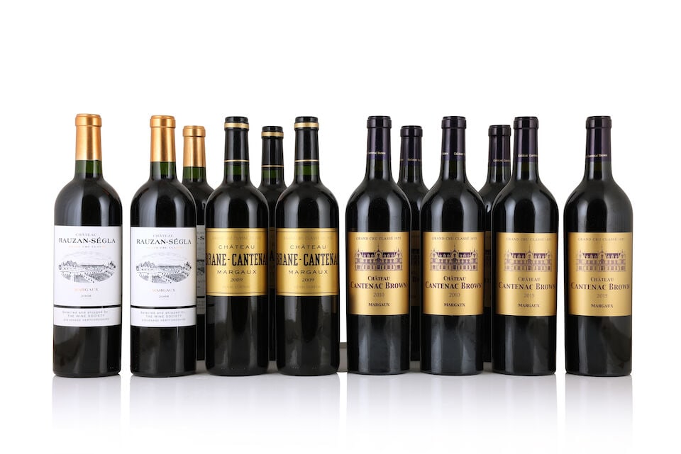 Château Rauzan-Ségla, 2009 (6 x 750ml) Château Brane Cantenac, 2009 (4 x 750ml) C...: Château Rauzan-Ségla, 2009 (6 x 750ml) Region: Margaux Château Brane Cantenac, 2009 (4 x 750ml) Region: Margaux Château Cantenac Brown, 2010 (6 x 750ml) Region: