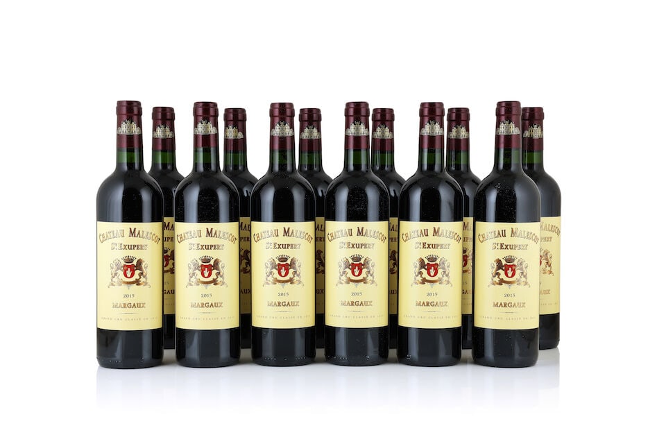 Château Malescot St. Exupéry, 2015 (12 x 750ml): Château Malescot St. Exupéry, 2015 (12 x 750ml) Region: Margaux Packaging: original wooden case For further information on this lot please visit Bonhams.com For further information about