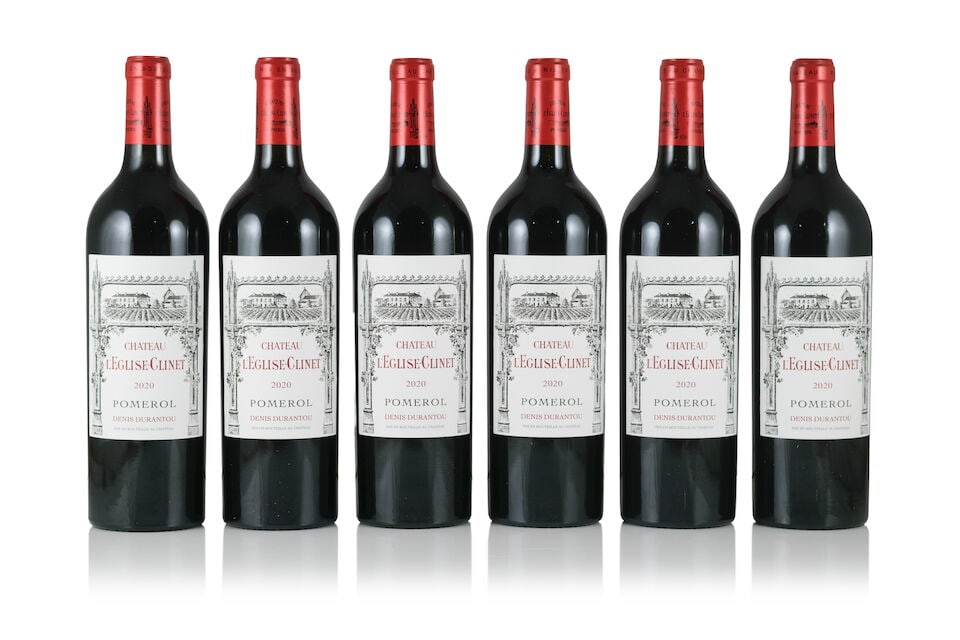Château L'Eglise-Clinet, 2020 (6 x 750ml): Château L'Eglise-Clinet, 2020 (6 x 750ml) Region: Pomerol Packaging: original wooden case This lot is subject to the following lot symbols: Δ Δ VAT at the prevailing rate on Hammer Pric