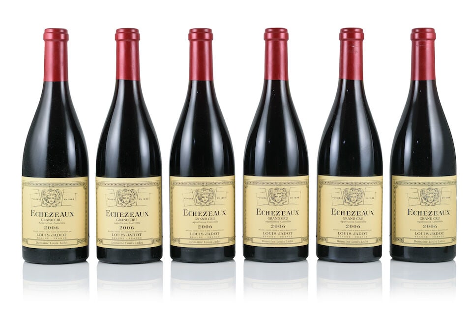Domaine Louis Jadot, Echézeaux, 2006 (6 x 750ml): Domaine Louis Jadot, Echézeaux, 2006 (6 x 750ml) Region: Côte de Nuits Packaging: original wooden case For further information on this lot please visit Bonhams.com For further