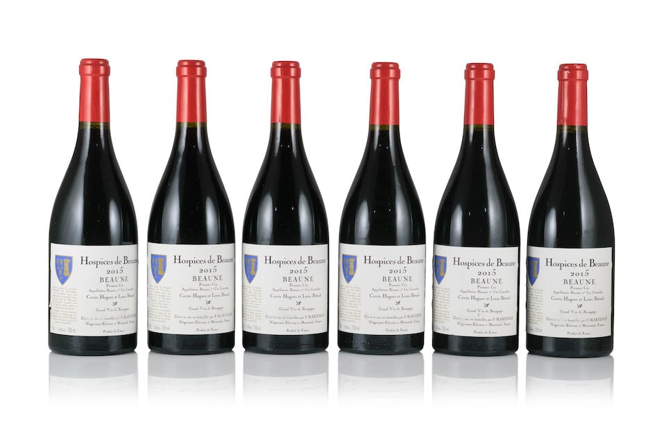 François Martenot, Hospices de Beaune, Beaune 1er Cru Cuvée Hugues et Louis Bétau...: François Martenot, Hospices de Beaune, Beaune 1er Cru Cuvée Hugues et Louis Bétault, 2015 (12 x 750ml) Region: Côte de Beaune Label: slightly rubbed labels Packaging: 2 x original