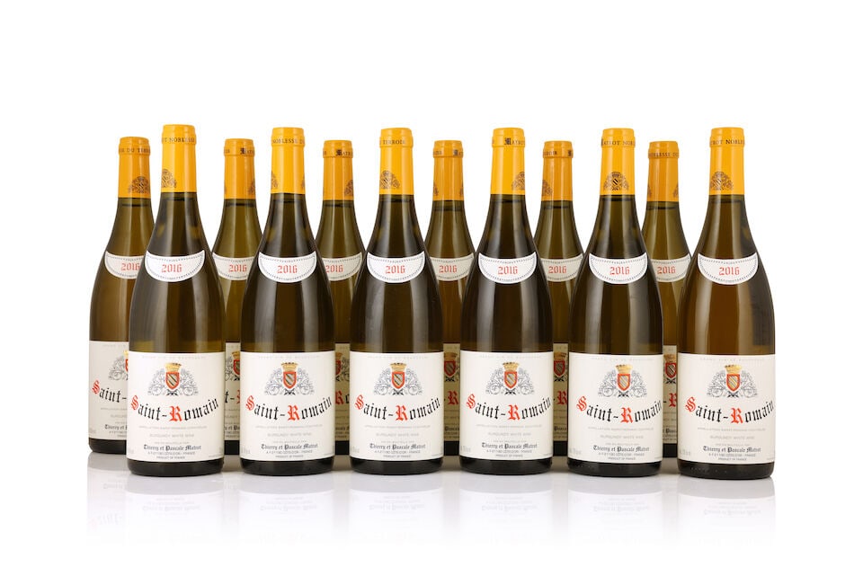 Domaine Matrot, Saint-Romain, 2016 (12 x 750ml): Domaine Matrot, Saint-Romain, 2016 (12 x 750ml) Region: Côte de Beaune Packaging: original carton Miscellaneous: slight colour variation noted This lot is subject to the following lot symbols: &#