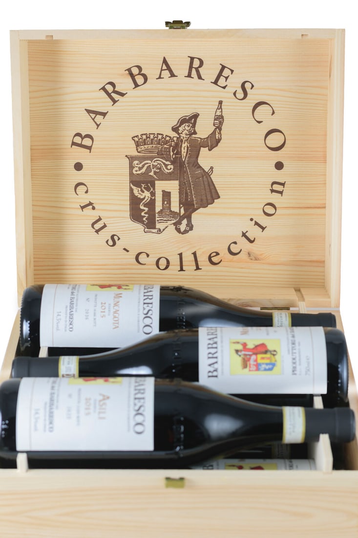 Produttori del Barbaresco, Barbaresco Riserva Collection Case, 2015 (18 x 750ml): Produttori del Barbaresco, Barbaresco Riserva Collection Case, 2015 (18 x 750ml) Region: Piedmont Packaging: original wooden case in oc This lot is subject to the following lot symbols: Δ Δ