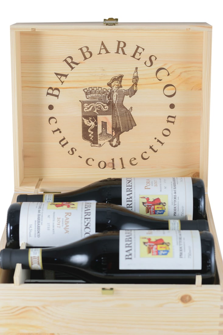 Produttori del Barbaresco, Barbaresco Riserva Collection Case, 2017 (18 x 750ml): Produttori del Barbaresco, Barbaresco Riserva Collection Case, 2017 (18 x 750ml) Region: Piedmont Packaging: original wooden case in oc This lot is subject to the following lot symbols: Δ Δ