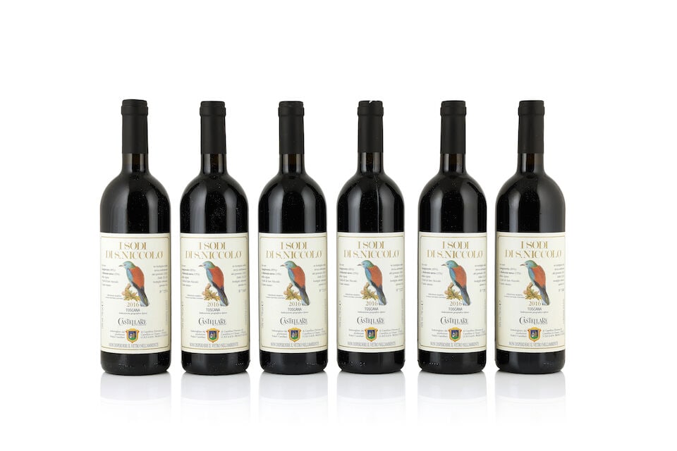 Castellare di Castellina, Sodi San Niccolo, 2016 (6 x 750ml): Castellare di Castellina, Sodi San Niccolo, 2016 (6 x 750ml) Region: Tuscany For further information on this lot please visit Bonhams.com For further information about this lot please visit the
