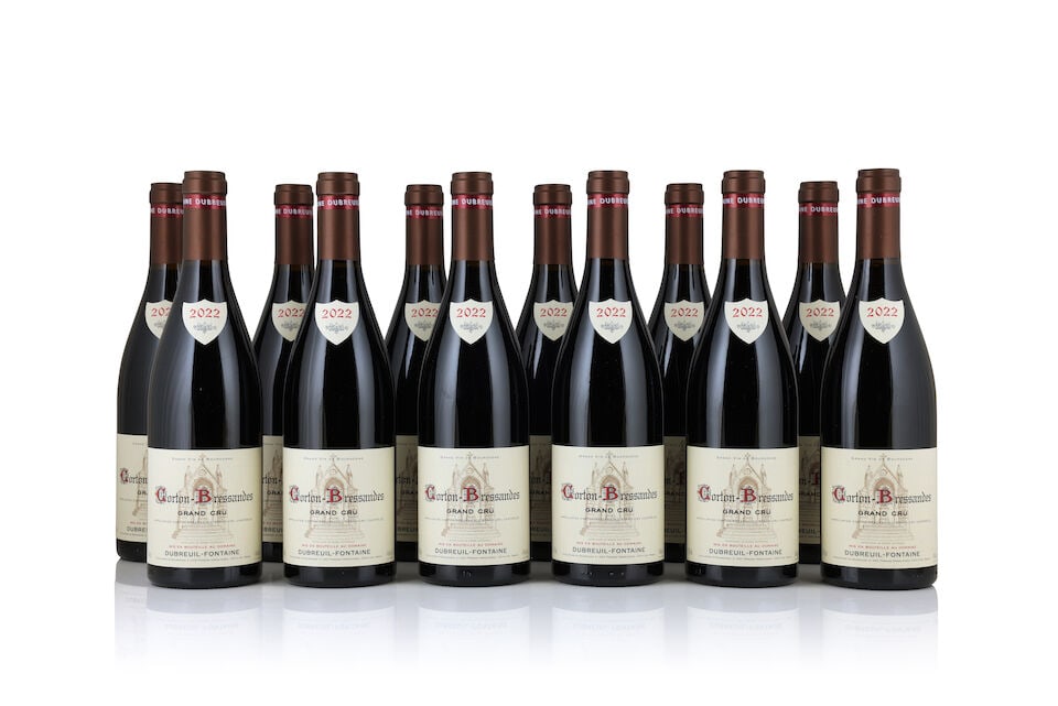 Domaine Dubreuil-Fontaine, Corton-Bressandes Les Bressandes, 2022 (6 x 750ml): Domaine Dubreuil-Fontaine, Corton-Bressandes Les Bressandes, 2022 (6 x 750ml) Region: Côte de Beaune Packaging: 2 x original cartons This lot is subject to the following lot symbols: