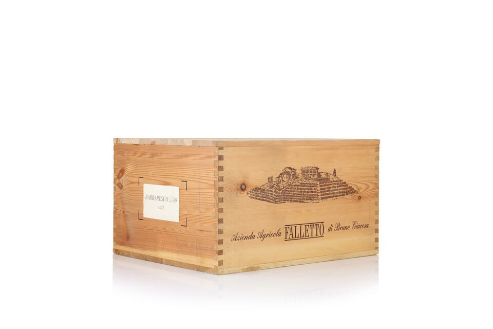 Bruno Giacosa, Barolo Falletto, 2011 (12 x 750ml): Bruno Giacosa, Barolo Falletto, 2011 (12 x 750ml) Region: Piedmont Label: 5 lightly bin-soiled Packaging: 2 x original wooden case This lot is subject to the following lot symbols: Δ Δ VAT