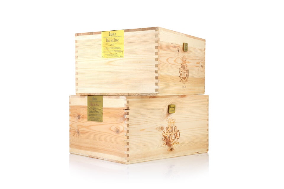 Scavino, Barolo Bric dël Fiasc, 2013 (12 x 750ml): Scavino, Barolo Bric dël Fiasc, 2013 (12 x 750ml) Region: Piedmont Packaging: 2 x original wooden case This lot is subject to the following lot symbols: Δ Δ VAT at the prevailing rate