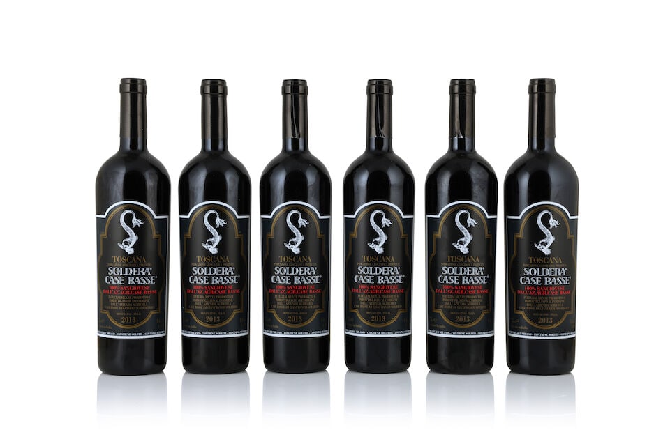 Gianfranco Soldera, Sangiovese Toscana IGT, 2013 (6 x 750ml): Gianfranco Soldera, Sangiovese Toscana IGT, 2013 (6 x 750ml) Region: Tuscany This lot is subject to the following lot symbols: Δ Δ VAT at the prevailing rate on Hammer Price and Buyer's Prem