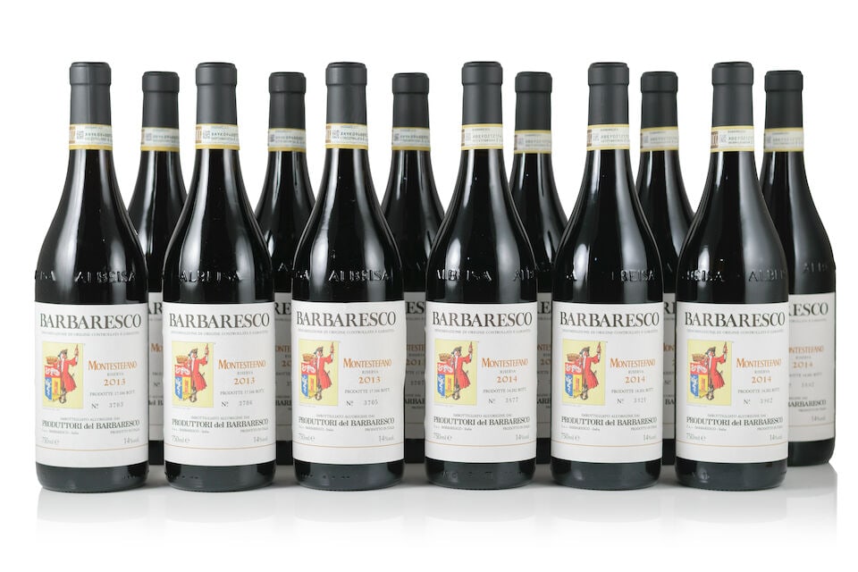 Produttori del Barbaresco, Barbaresco Riserva Montestefano, 2013 (6 x 750ml) Produttori del Bar...: Produttori del Barbaresco, Barbaresco Riserva Montestefano, 2013 (6 x 750ml) Region: Piedmont Label: lightly damp-affected labels; 1 with tissue adhering Packaging: original carton (lightly