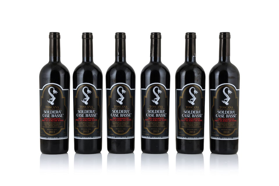Gianfranco Soldera, Sangiovese Toscana IGT, 2013 (6 x 750ml): Gianfranco Soldera, Sangiovese Toscana IGT, 2013 (6 x 750ml) Region: Tuscany This lot is subject to the following lot symbols: Δ Δ VAT at the prevailing rate on Hammer Price and Buyer's Prem