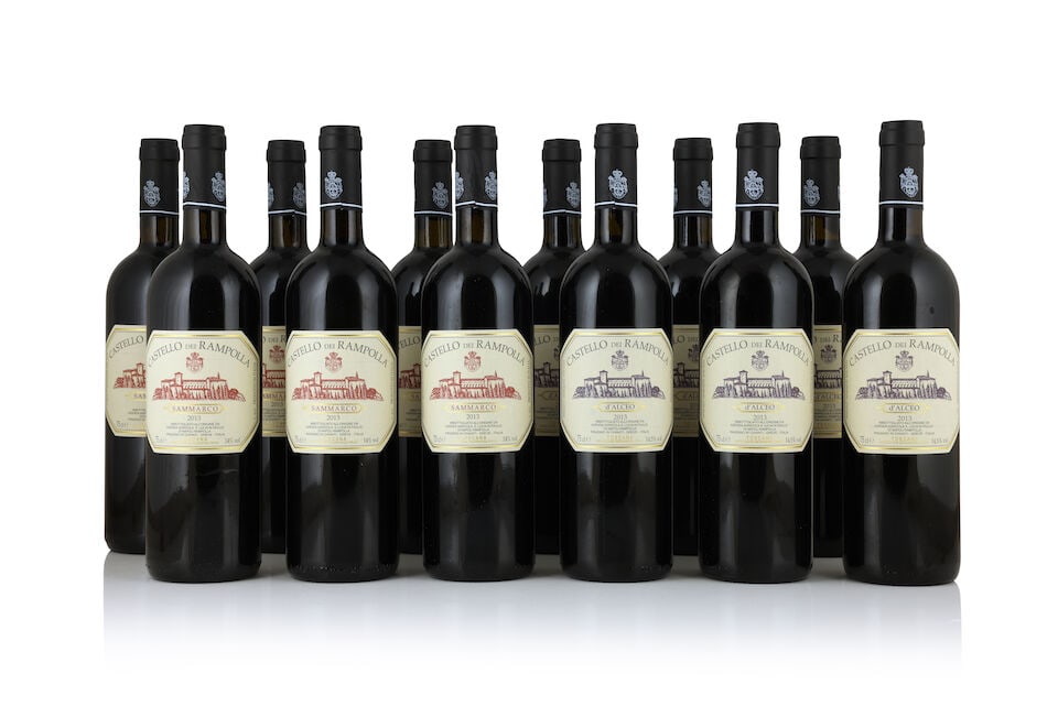 Castello dei Rampolla, Sammarco, 2013 (11 x 750ml) Castello dei Rampolla, d'Alceo, 2013 (6 x 75...: Castello dei Rampolla, Sammarco, 2013 (11 x 750ml) Region: Tuscany Packaging: 2 x original carton Castello dei Rampolla, d'Alceo, 2013 (6 x 750ml) Region: Tuscany Packaging: original carton This lot