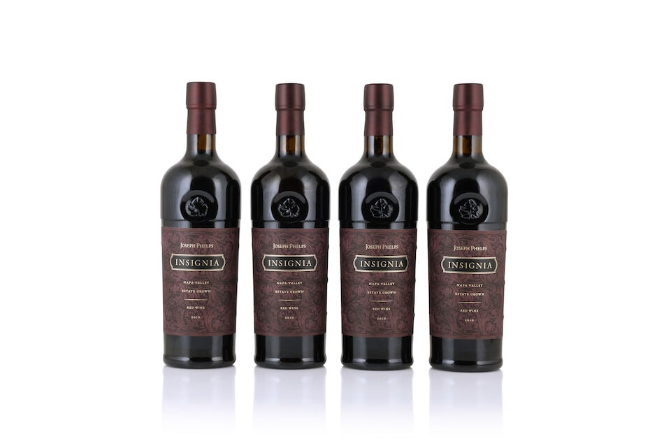 Joseph Phelps, Insignia, 2010 (4 x 750ml): Joseph Phelps, Insignia, 2010 (4 x 750ml) Region: California Packaging: original wooden case For further information on this lot please visit Bonhams.com For further information about this lot