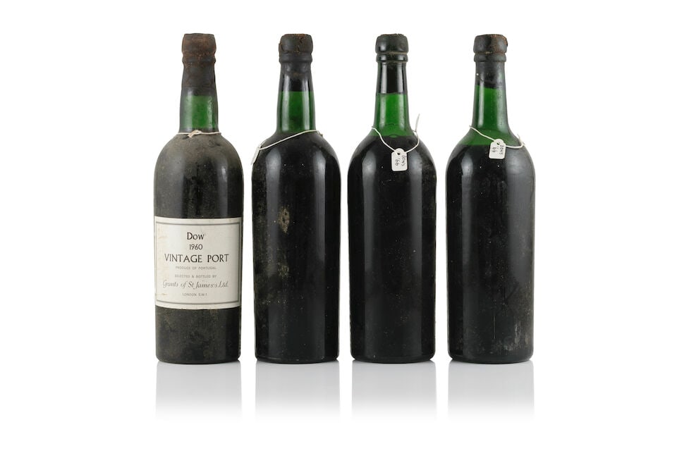 Dow, 1960 (1 x 750ml) Dow, 1963 (1 x 750ml) Dow, 1966 (2 x 750ml): Dow, 1960 (1 x 750ml) Region: Portugal Fill Level: into neck Capsule: embossed wax seal Label: bin-soiled & nicked Dow, 1963 (1 x 750ml) Region: Portugal Fill Level: base of neck Capsule: damaged