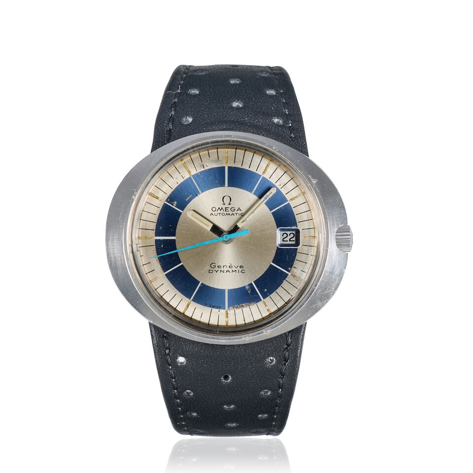 Omega. A stainless steel automatic calendar wristwatch Dynamic, Circa 1970 (1 of 3)