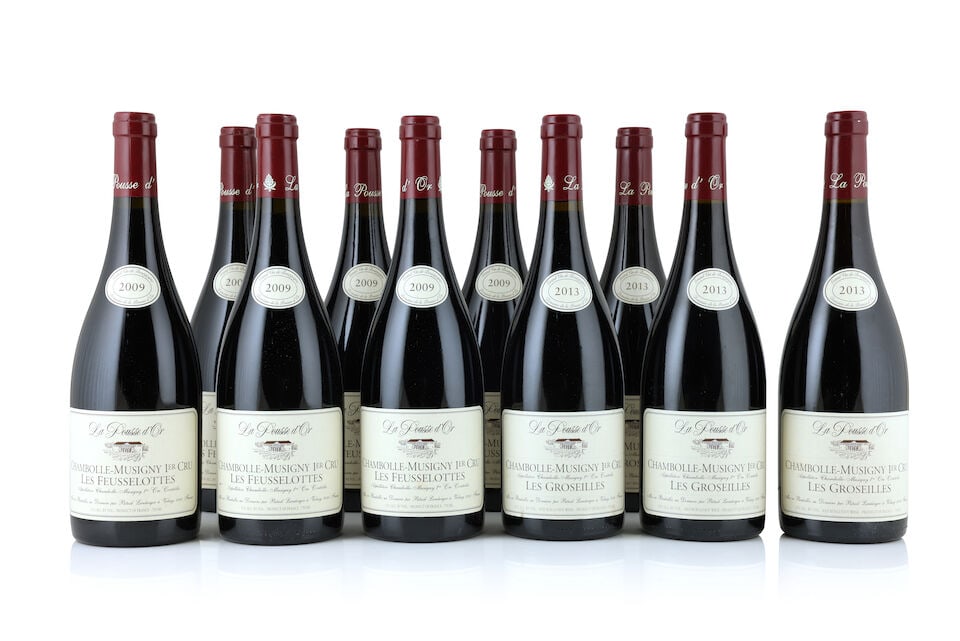 Domaine de la Pousse d'Or, Chambolle-Musigny 1er Cru Les Feusselottes, 2009 (6 x 750ml) Domaine ...: Domaine de la Pousse d'Or, Chambolle-Musigny 1er Cru Les Feusselottes, 2009 (6 x 750ml) Region: Côte de Nuits Domaine de la Pousse d'Or, Chambolle-Musigny 1er Cru Groseilles, 2013 (4 x 750ml) Reg