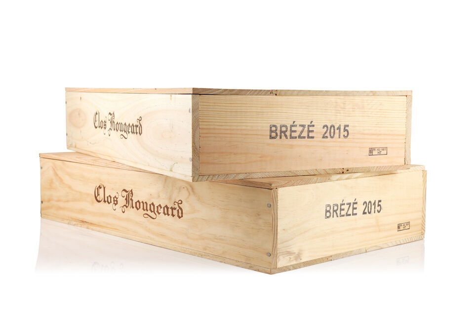 Clos Rougeard, Saumur-Champigny Brézé, 2015 (12 x 750ml): Clos Rougeard, Saumur-Champigny Brézé, 2015 (12 x 750ml) Region: Loire Packaging: 2 x original wooden cases This lot is subject to the following lot symbols: Δ Δ VAT at the prevail