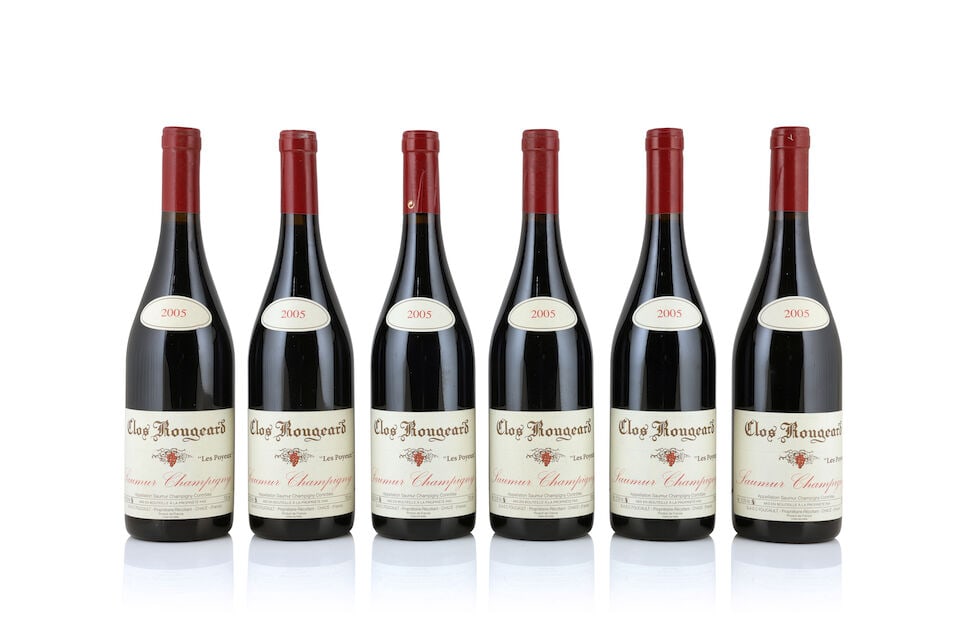 Clos Rougeard, Saumur-Champigny Les Poyeux, 2005 (6 x 750ml): Clos Rougeard, Saumur-Champigny Les Poyeux, 2005 (6 x 750ml) Region: Loire This lot is subject to the following lot symbols: Δ Δ VAT at the prevailing rate on Hammer Price and Buyer's Premiu