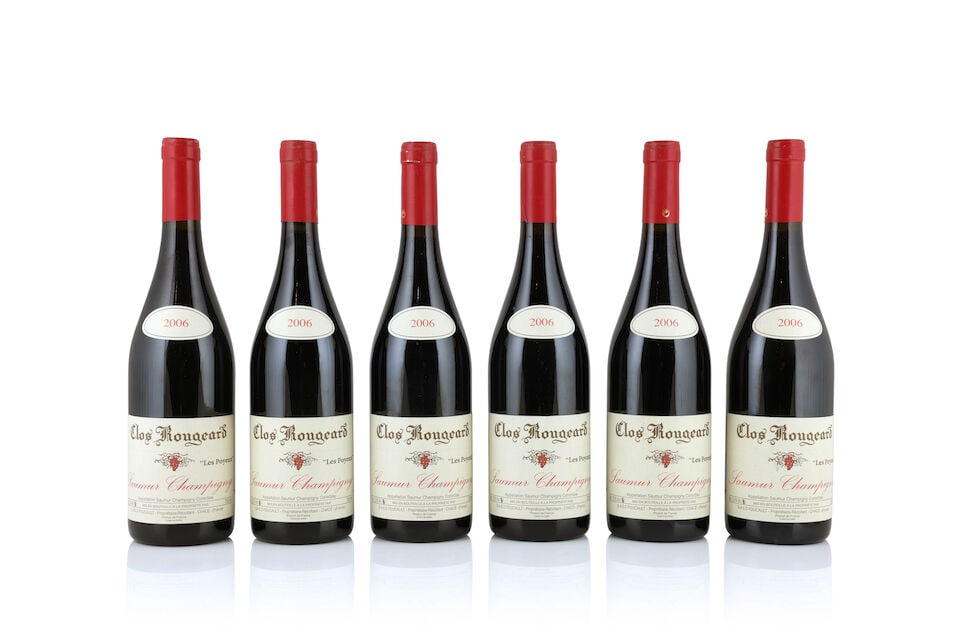 Clos Rougeard, Saumur-Champigny Les Poyeux, 2006 (6 x 750ml): Clos Rougeard, Saumur-Champigny Les Poyeux, 2006 (6 x 750ml) Region: Loire This lot is subject to the following lot symbols: Δ Δ VAT at the prevailing rate on Hammer Price and Buyer's Premiu