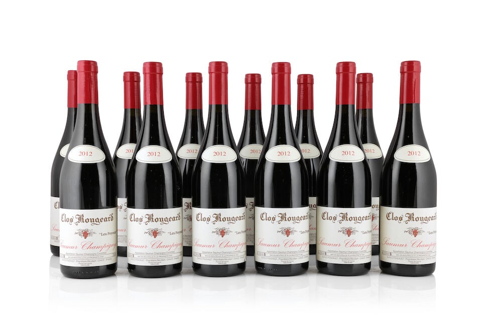 Clos Rougeard, Saumur-Champigny Les Poyeux, 2012 (12 x 750ml): Clos Rougeard, Saumur-Champigny Les Poyeux, 2012 (12 x 750ml) Region: Loire Label: 1 nicked This lot is subject to the following lot symbols: Δ Δ VAT at the prevailing rate on Hammer Price a