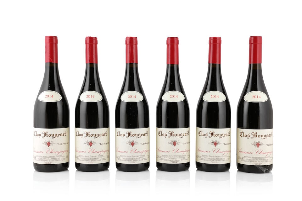 Clos Rougeard, Saumur-Champigny Les Poyeux, 2014 (6 x 750ml): Clos Rougeard, Saumur-Champigny Les Poyeux, 2014 (6 x 750ml) Region: Loire This lot is subject to the following lot symbols: Δ Δ VAT at the prevailing rate on Hammer Price and Buyer's Premiu