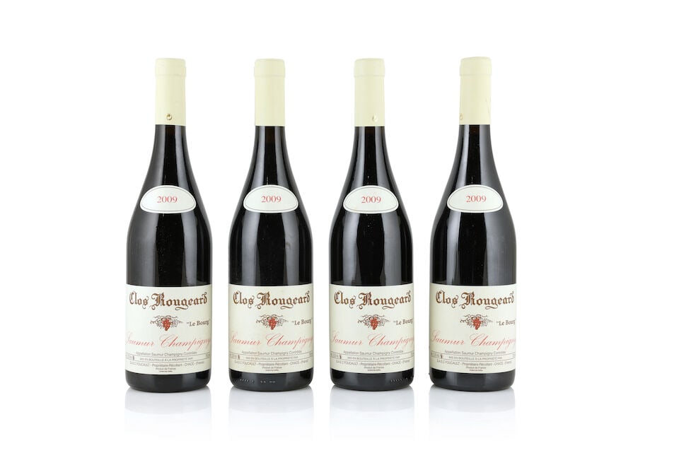 Clos Rougeard, Saumur-Champigny Le Bourg, 2009 (4 x 750ml): Clos Rougeard, Saumur-Champigny Le Bourg, 2009 (4 x 750ml) Region: Loire Label: 1 lightly damp-stained This lot is subject to the following lot symbols: Δ Δ VAT at the prevailing rate on Ham
