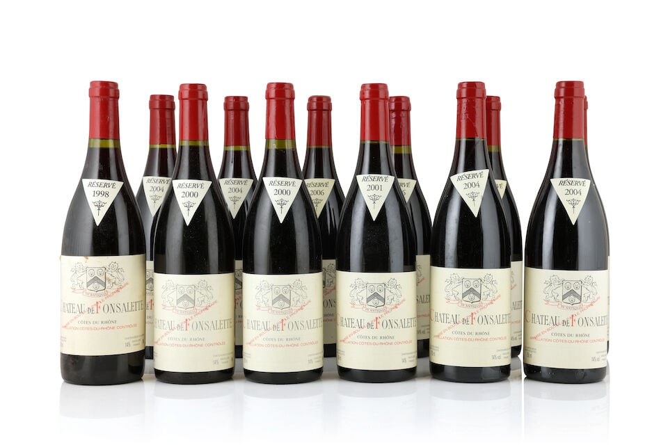 Château Rayas, Château de Fonsalette, Côtes du Rhône, 1998 (1 x 750ml) Ch... - 2