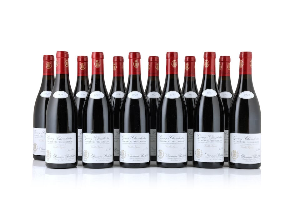 Domaine Bachelet, Gevrey-Chambertin 1er Cru Les Corbeaux Vieilles Vignes, 2018 (12 x 750ml): Domaine Bachelet, Gevrey-Chambertin 1er Cru Les Corbeaux Vieilles Vignes, 2018 (12 x 750ml) Region: Côte de Nuits Label: 3 nicked This lot is subject to the following lot symbols: Δ Δ V