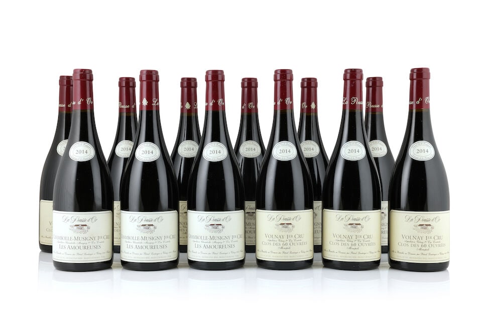 Domaine de la Pousse d'Or, Chambolle-Musigny 1er Cru Les Amoureuses, 2014 (6 x 750ml) Domaine d...: Domaine de la Pousse d'Or, Chambolle-Musigny 1er Cru Les Amoureuses, 2014 (6 x 750ml) Region: Côte de Nuits Packaging: original wooden case Domaine de la Pousse d'Or, Volnay 1er Cru Clos des 60 O