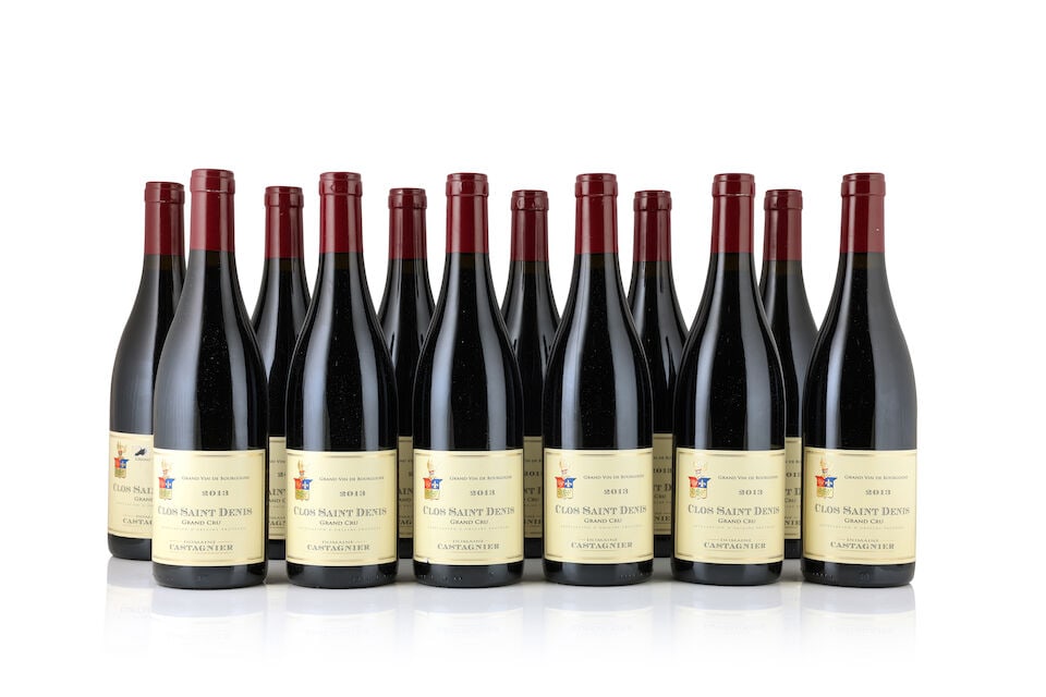 Domaine Castagnier, Clos Saint-Denis, 2013 (12 x 750ml): Domaine Castagnier, Clos Saint-Denis, 2013 (12 x 750ml) Region: Côte de Nuits Label: lightly bin-soiled labels - 4 nicked This lot is subject to the following lot symbols: Δ Δ VAT at th