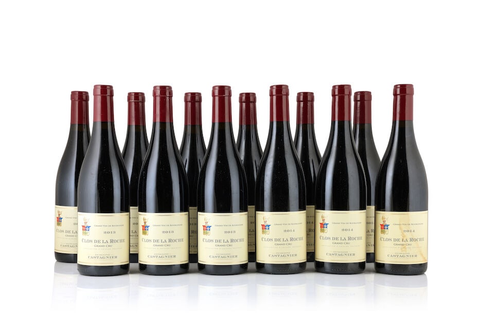 Domaine Castagnier, Clos de la Roche, 2013 (12 x 750ml) Domaine Castagnier, Clos de la Roche, 2...: Domaine Castagnier, Clos de la Roche, 2013 (12 x 750ml) Region: Côte de Nuits Label: lightly bin-soiled - 2 nicked Domaine Castagnier, Clos de la Roche, 2014 (12 x 750ml) Region: Côte de Nui