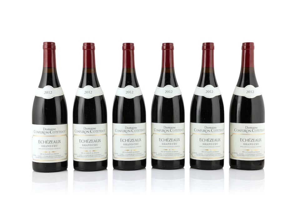 Domaine Confuron-Cotetidot, Echézeaux, 2012 (6 x 750ml): Domaine Confuron-Cotetidot, Echézeaux, 2012 (6 x 750ml) Region: Côte de Nuits This lot is subject to the following lot symbols: Δ Δ VAT at the prevailing rate on Hammer Price and