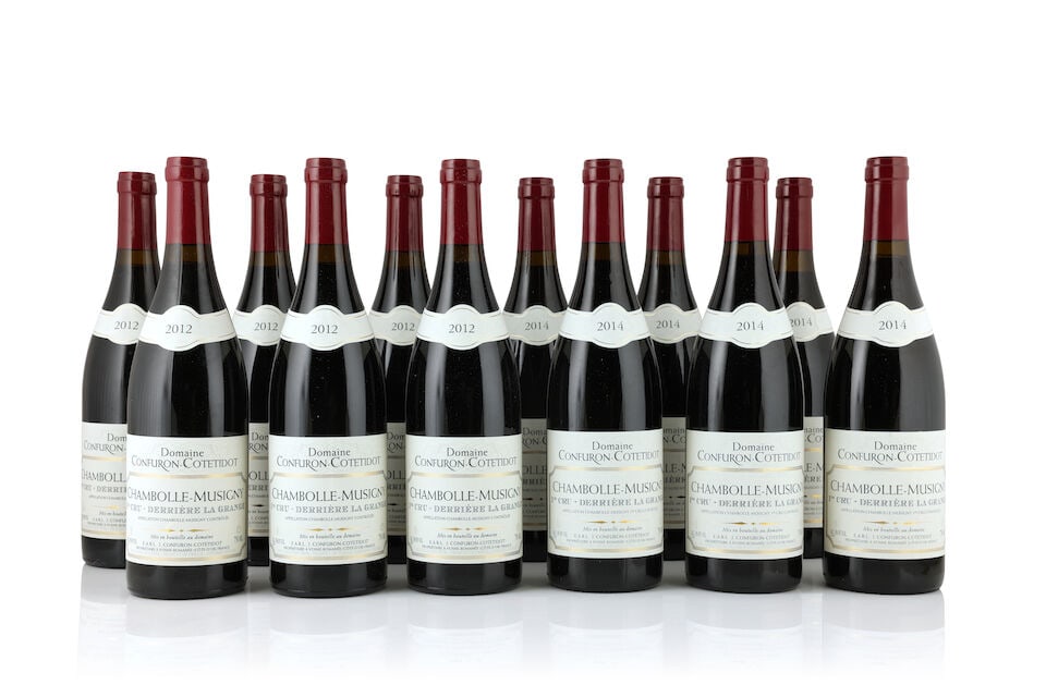 Domaine Confuron-Cotetidot, Chambolle-Musigny 1er Cru Derrière la Grange, 2012 (6 x 750ml) ...: Domaine Confuron-Cotetidot, Chambolle-Musigny 1er Cru Derrière la Grange, 2012 (6 x 750ml) Region: Côte de Nuits Label: 2 lightly bin-soiled Domaine Confuron-Cotetidot, Chambolle-Musigny 1er