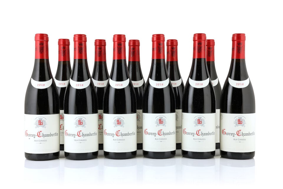 Domaine Henri Richard, Gevrey-Chambertin Aux Corvées, 2018 (11 x 750ml): Domaine Henri Richard, Gevrey-Chambertin Aux Corvées, 2018 (11 x 750ml) Region: Côte de Nuits Label: 1 nicked This lot is subject to the following lot symbols: Δ Δ VAT at the preva