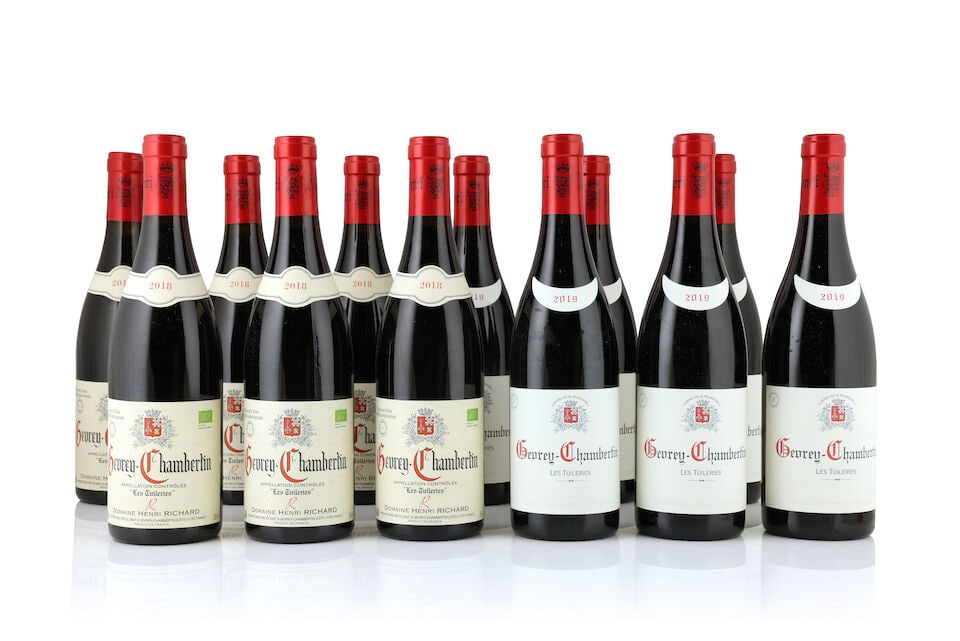 Domaine Henri Richard, Gevrey-Chambertin Les Tuileries, 2018 (6 x 750ml) Domaine Henri Richard,...: Domaine Henri Richard, Gevrey-Chambertin Les Tuileries, 2018 (6 x 750ml) Region: Côte de Nuits Domaine Henri Richard, Gevrey-Chambertin Les Tuileries, 2019 (12 x 750ml) Region: Côte de Nuits