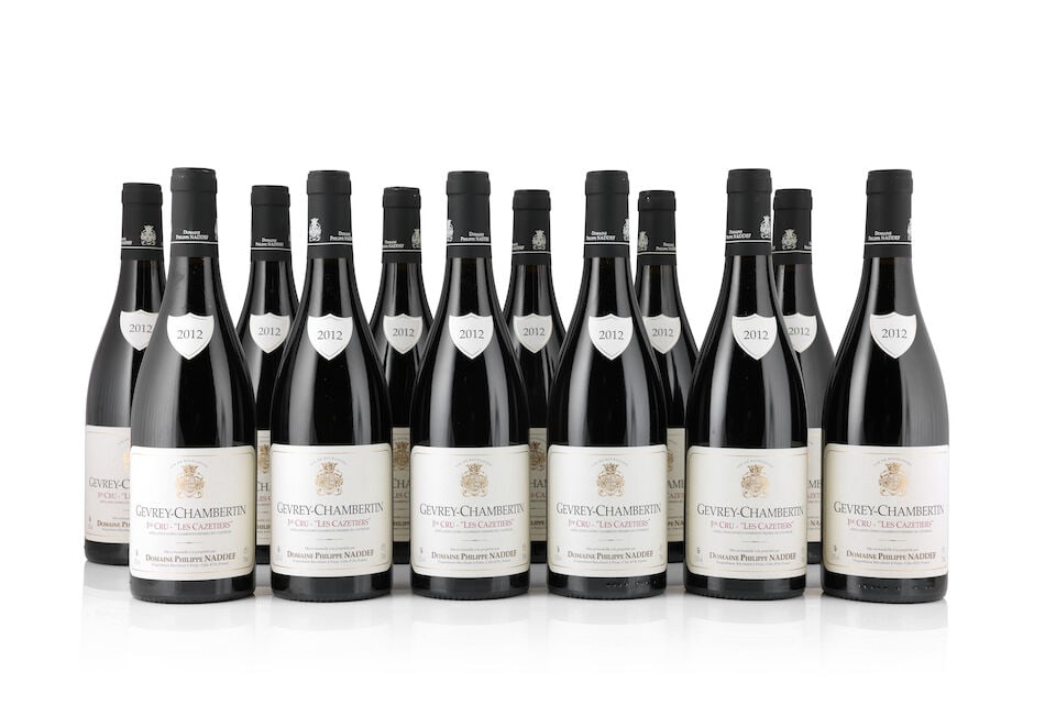 Domaine Phillipe Naddef, Gevrey-Chambertin 1er Cru Les Cazetiers, 2012 (18 x 750ml): Domaine Phillipe Naddef, Gevrey-Chambertin 1er Cru Les Cazetiers, 2012 (18 x 750ml) Region: Côte de Nuits This lot is subject to the following lot symbols: Δ Δ VAT at the prevailing rat