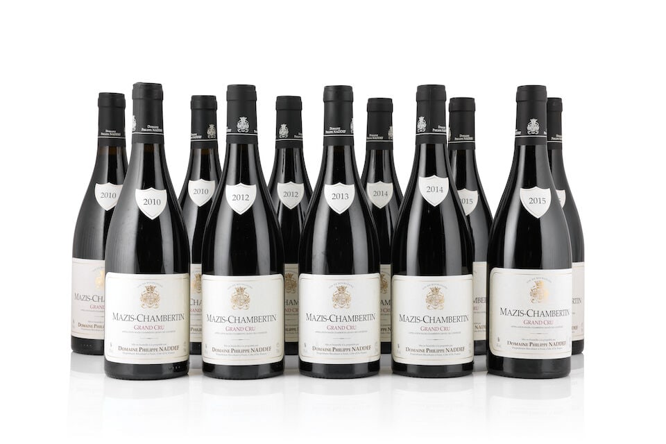 Domaine Phillipe Naddef, Mazis-Chambertin, 2010 (4 x 750ml) Domaine Phillipe Naddef, Mazis-Cham...: Domaine Phillipe Naddef, Mazis-Chambertin, 2010 (4 x 750ml) Region: Côte de Nuits Label: 2 creased Domaine Phillipe Naddef, Mazis-Chambertin, 2012 (6 x 750ml) Region: Côte de Nuits Domaine P