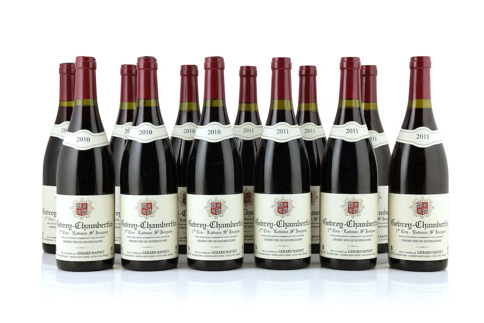 Gérard Raphet, Gevrey-Chambertin 1er Cru Lavaux Saint-Jacques, 2010 (12 x 750ml) Gérar...: Gérard Raphet, Gevrey-Chambertin 1er Cru Lavaux Saint-Jacques, 2010 (12 x 750ml) Region: Côte de Nuits Gérard Raphet, Gevrey-Chambertin 1er Cru Lavaux Saint-Jacques, 2011 (6 x 750ml) Re