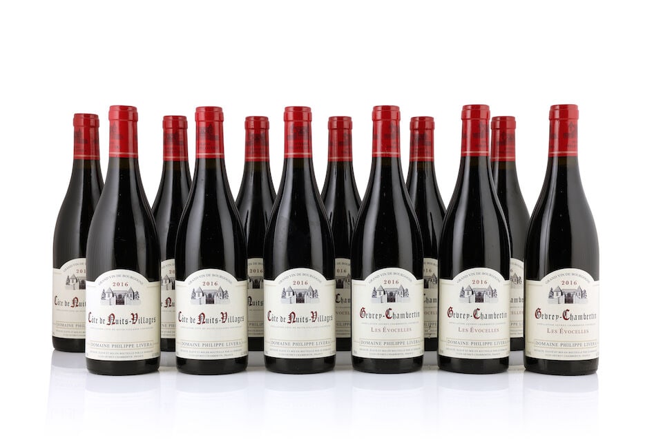 Philippe Livera, Gevrey-Chambertin Les Evocelles, 2016 (6 x 750ml) Philippe Livera, Côtes ...: Philippe Livera, Gevrey-Chambertin Les Evocelles, 2016 (6 x 750ml) Region: Côte de Nuits Label: 1 nicked Philippe Livera, Côtes de Nuits Villages, 2016 (21 x 750ml) Region: Burgundy This lot