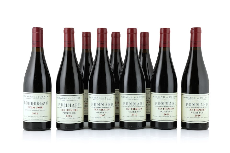 Domaine de Courcel, Pommard 1er Cru Les Fremiers, 2007 (2 x 750ml) Domaine de Courcel, Pommard ...: Domaine de Courcel, Pommard 1er Cru Les Fremiers, 2007 (2 x 750ml) Region: Côte de Beaune Label: 1 creased & peeling Domaine de Courcel, Pommard 1er Cru Les Fremiers, 2010 (6 x 750ml) Region: C&#