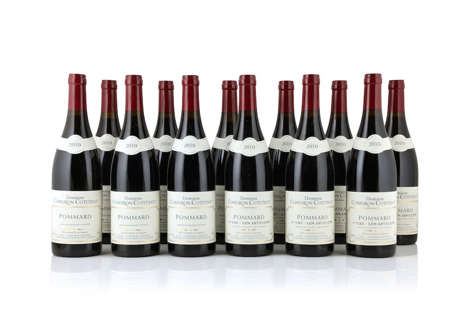 Domaine Confuron-Cotetidot, Pommard 1er Cru Arvelets, 2010 (6 x 750ml) Domaine Confuron-Cotetid...: Domaine Confuron-Cotetidot, Pommard 1er Cru Arvelets, 2010 (6 x 750ml) Region: Côte de Beaune Label: 1 creased Domaine Confuron-Cotetidot, Pommard, 2010 (12 x 750ml) Region: Côte de Beaune L