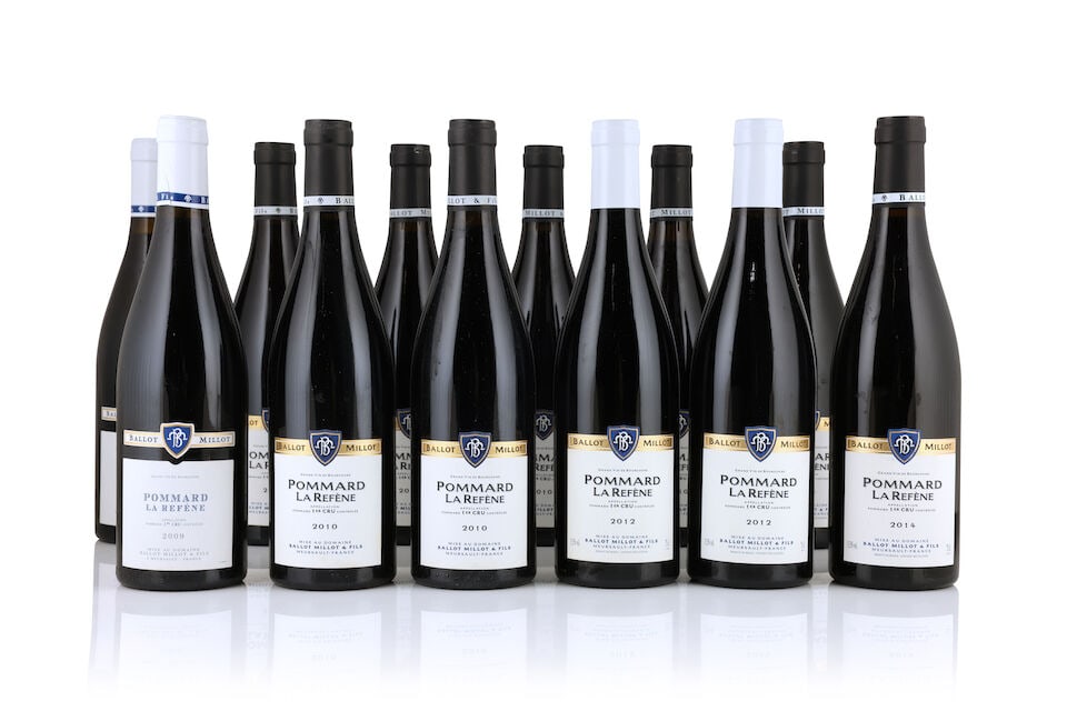 Domaine Ballot-Millot, Pommard 1er Cru La Refène, 2009 (6 x 750ml) Domaine Ballot-Millot, ...: Domaine Ballot-Millot, Pommard 1er Cru La Refène, 2009 (6 x 750ml) Region: Côte de Beaune Label: bin-soiled Domaine Ballot-Millot, Pommard 1er Cru La Refène, 2010 (12 x 750ml) Region: C
